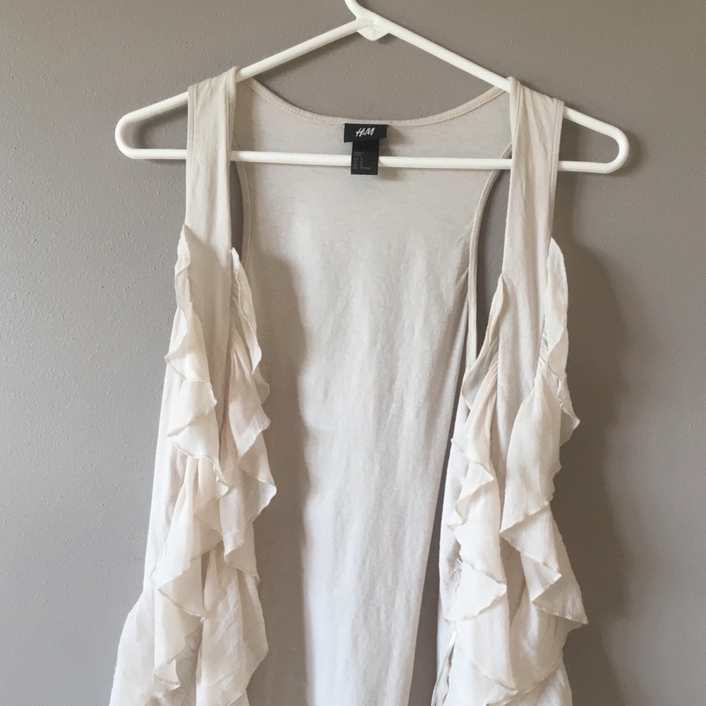 Ruffled Statement Vest